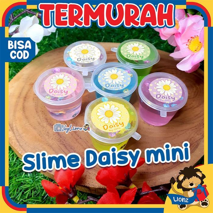 Slime Daisy Mini Cup 25ml by Lionz.idn