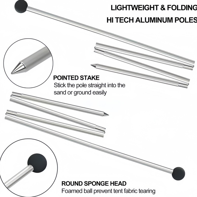 Outdoor Portable Lycra Beach Canopy Portable Windproof And Sunscreen Sun Shelter Canopy Garden House
