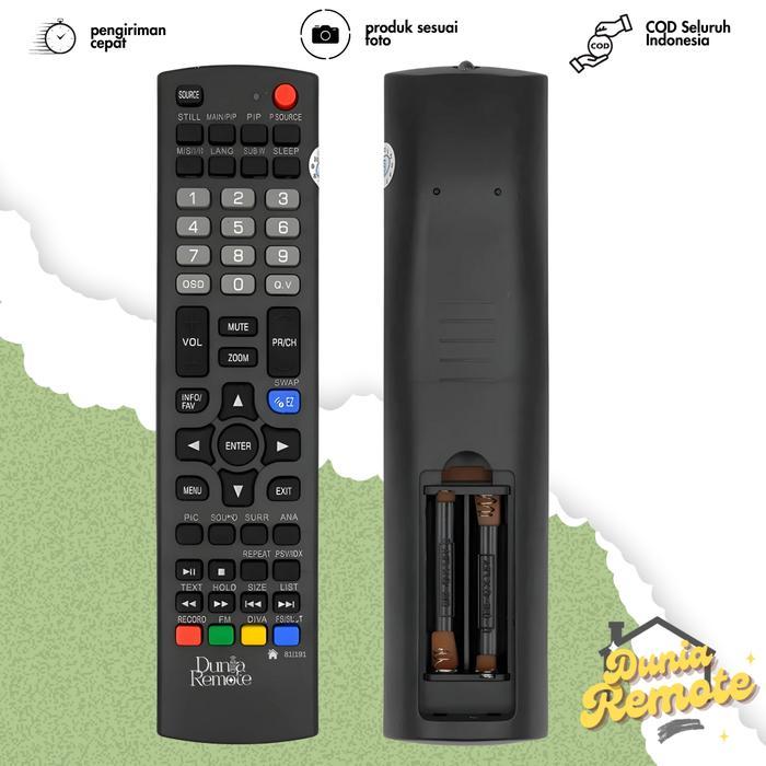 N3W Remote Multi Tv Polytron 819.1 Cinemax Bazooka LED/LCD