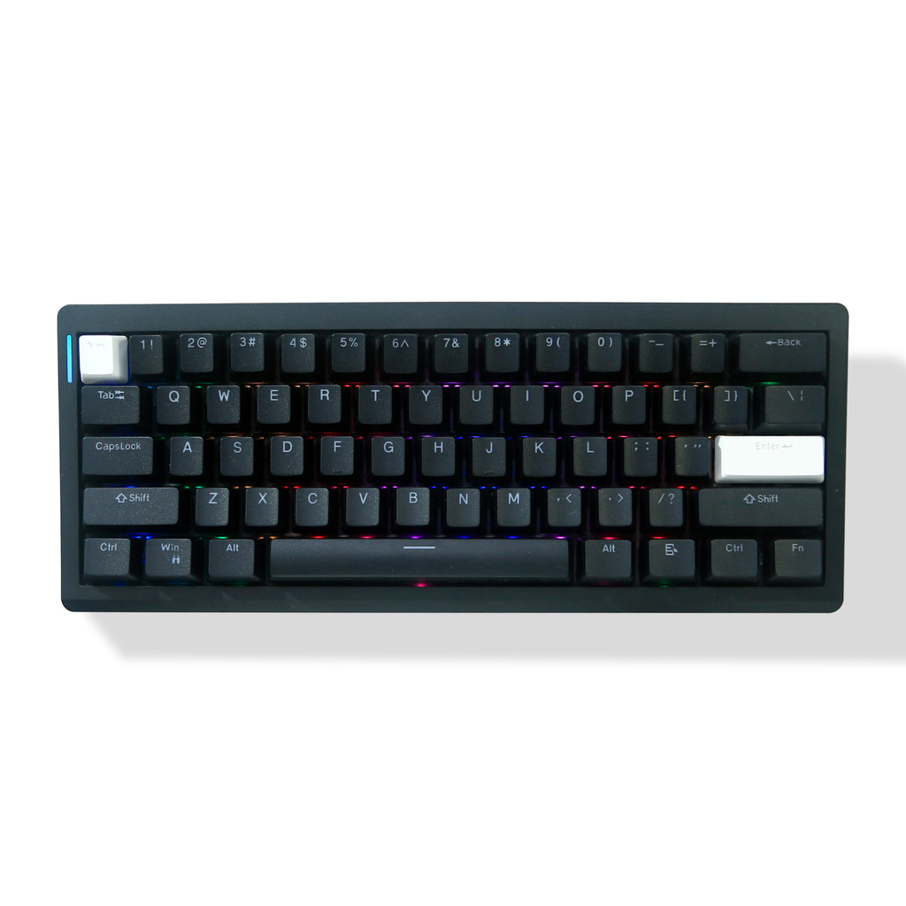 PROMO HARI INI  ﻿  ZUOYA GMK61 60% Gasket  structure Bluetooth 2.4G Wireless Hot-swappable Customize