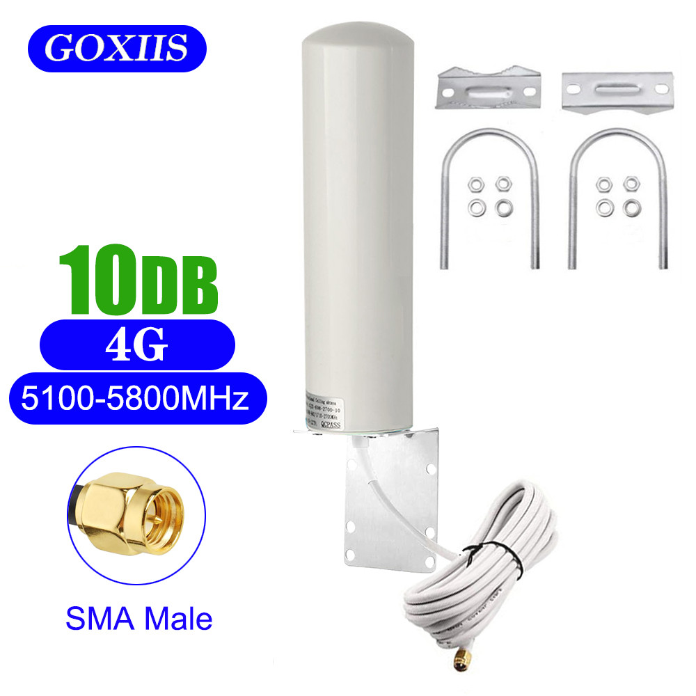 4G 3G LTE Outdoor Antenna  Omni Directional Long Range 698-2700MHz Antenna for Mobile Phone Signal B