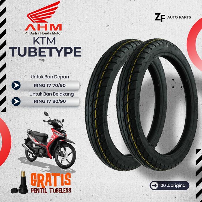 Paket Ban Motor Ring 17 70/90 + 80/90 Honda AHM Federal KTM Non Tubeless