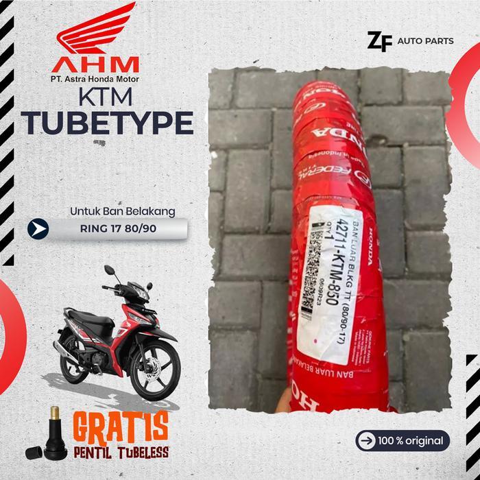 Ban Motor Ring 17 80/90 Honda AHM Federal KTM Non Tubeless / Tubetype