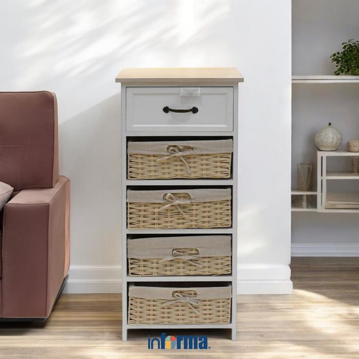 Informa Cardiff Laci Penyimpanan Laci Kabinet Serbaguna Cabinet Penyimpanan Indoor Multifunctional