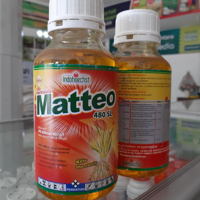 Argotech_ Matteo 480Sl 500Ml Herbisida Obat Pembasmi Rumput Liar