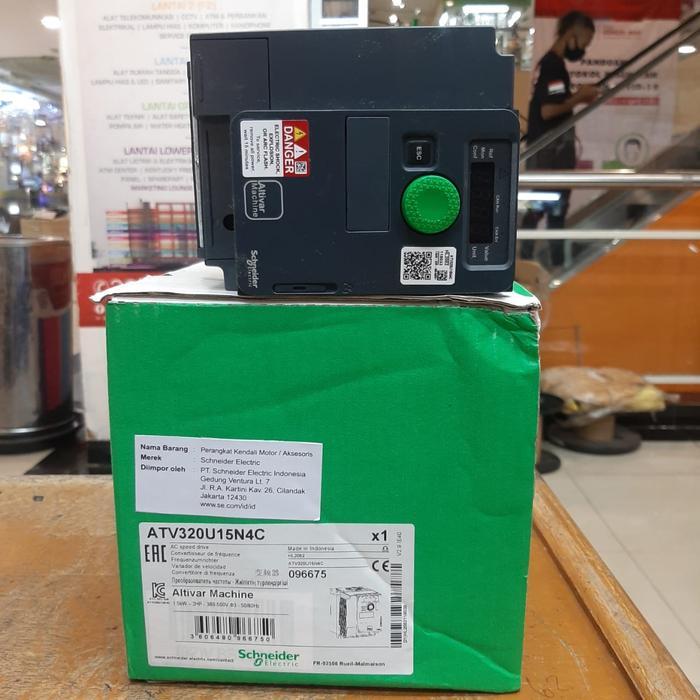 Cuci Gudang Inverter Schneider Atv320U15N4C 1,5Kw 3P 380V