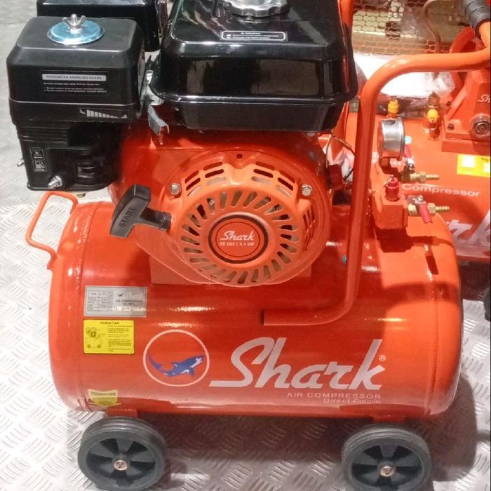 Mesin Kompresor Angin Bensin Portable 1 HP Shark EZ 1035
