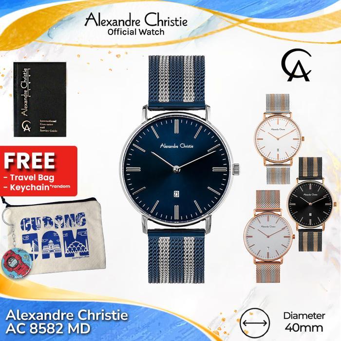 TERMURAH AC 8582 MD Jam Tangan Pria Analog READY STOCK