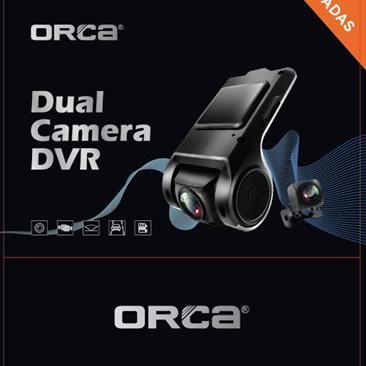 DVR dual camera ORCA car mobil kamera dashcam AHD