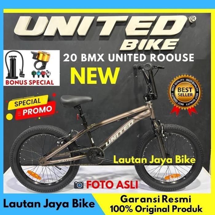 SEPEDA 20 BMX UNITED ROOUSE ROTOR TERBARU
