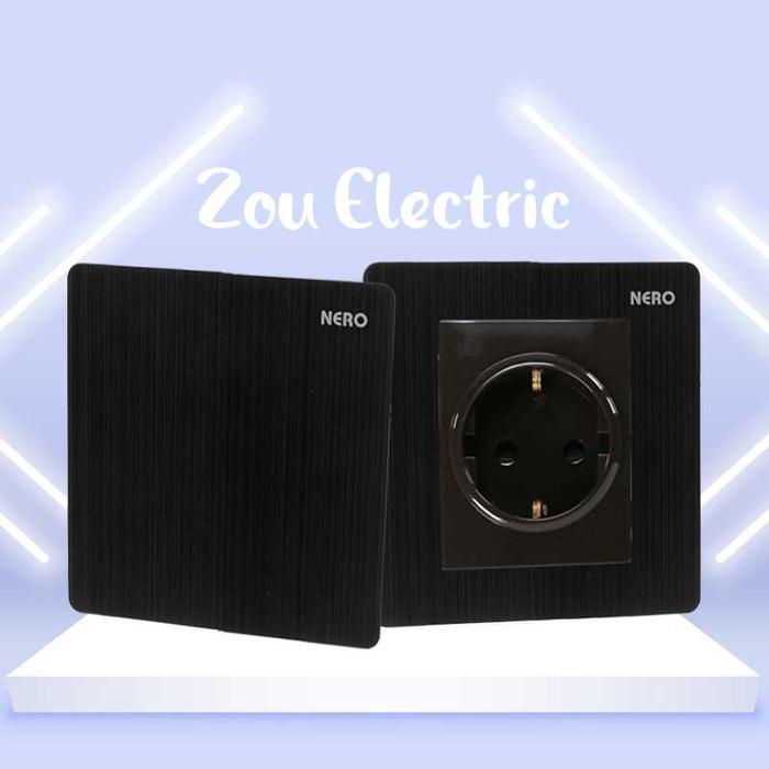 SAKLAR LAMPU NERO WIRING DEVICES TITANIUM V11 BLACK