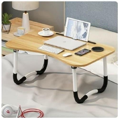 Meja Lipat Laptop Komputer Printer Portable Desain Minimalist