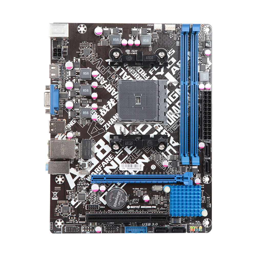 A88M Motherboard SOYO with A10-5800K CPU Computer components Game Motherboard set Support DDR3 SATA3