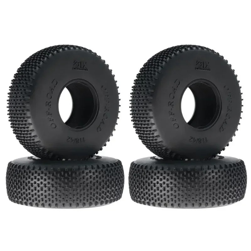 4pcs 118mm 1.9" Rubber Tire Wheel Tyre For 1/10 Rc Crawler Car SCX10 90046 D90 TRX4 TRX6