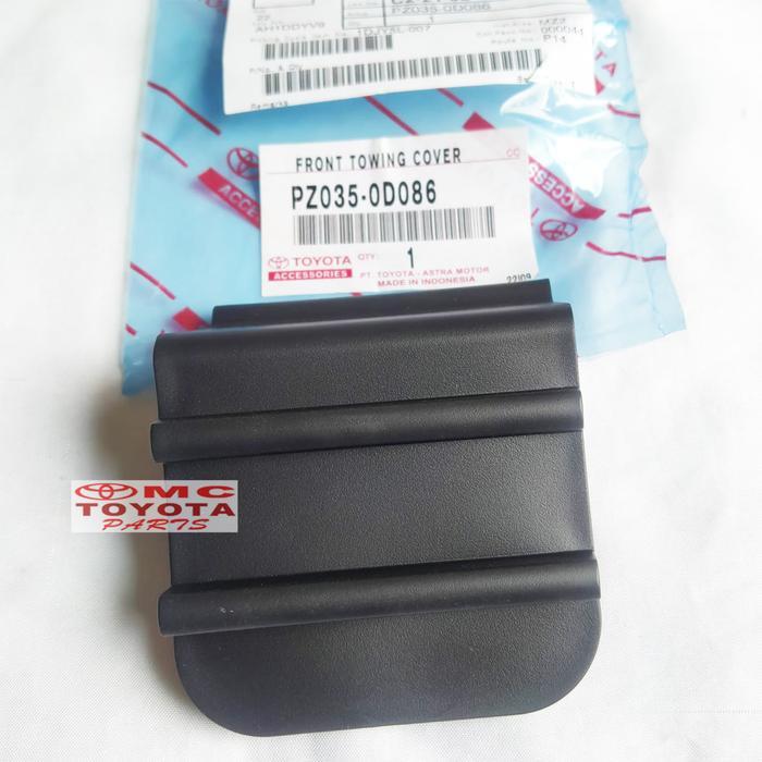 Tutup Cover Derek Towing Bumper Depan Yaris TRD 2014-2016 PZ035-0D086