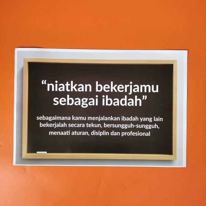 Poster Quote - Poster Kata Semangat Kerja