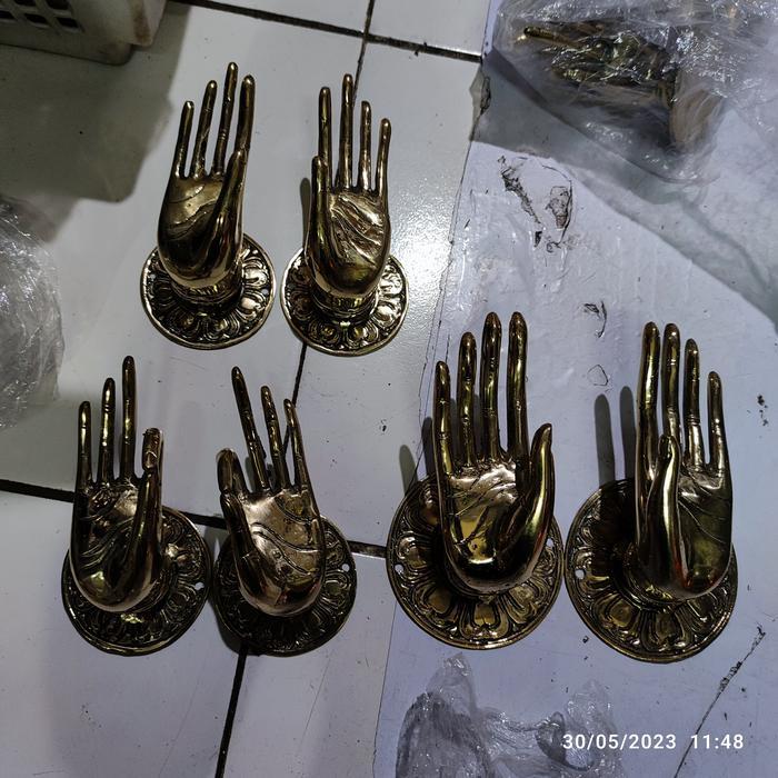 hook hanger hand gold