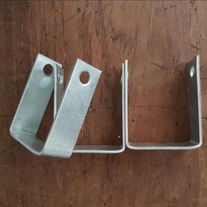 Terbaru Best Quality 100% Original Plat U Hollow 4 X 4 Tebal Clamp Hollow