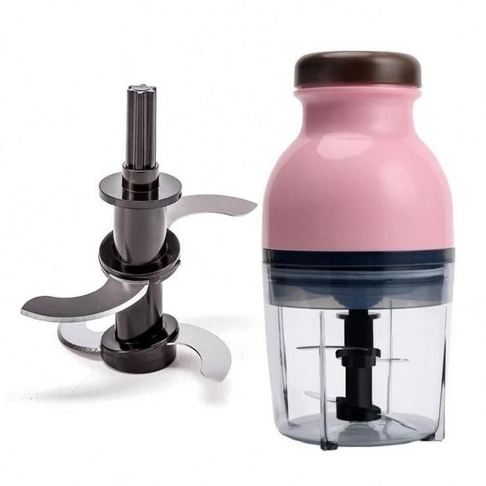 "New" Blender Kapsul Blender Listrik Portable SerbaGuna Blender Bumbu Dapur Dengan 4 Mata Pisau