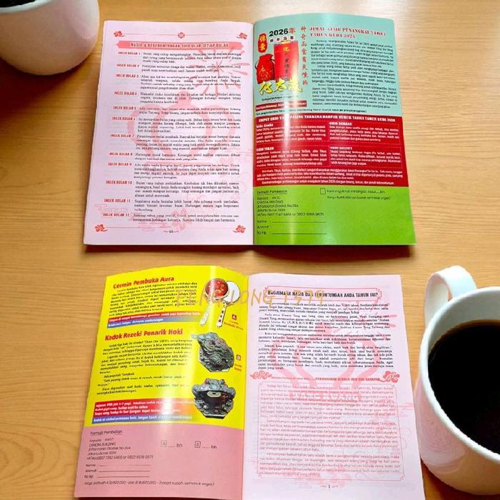 Buku Ramalan Keberuntungan Tahunan 12 Shio / 12 Zodiak Redy Stok
