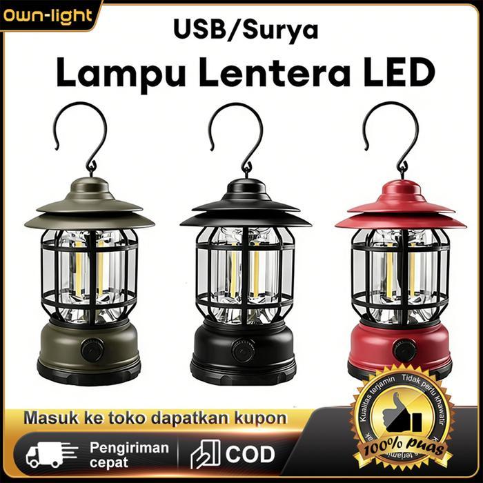 Eiger - Lampu Camping Lampu Lentera Lampu Led Baterai Lampu Tenda Camping Led Emergency Lampu