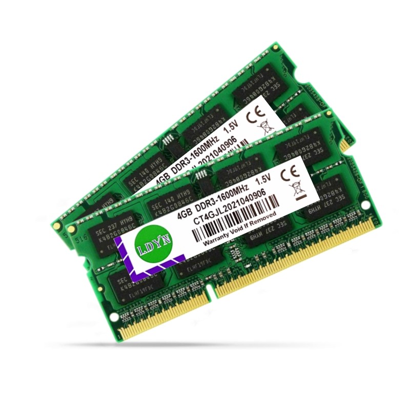 DDR3 DDR3L 4GB 8GB 16GB Laptop Ram 1066mhz 1333mhz 1600Mhz 1866Mhz PC3 10600S 12800S DDR3L 204Pin