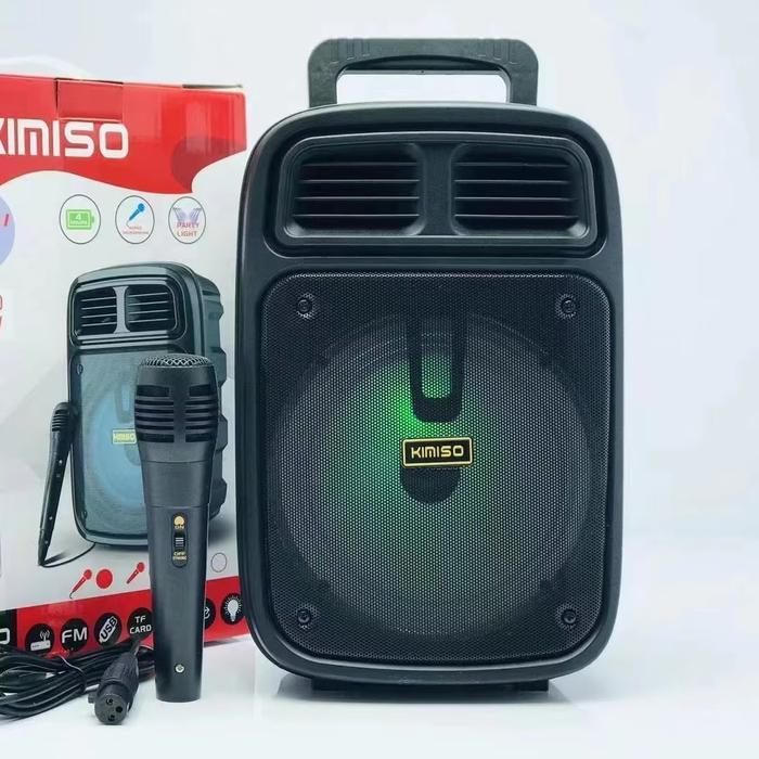 Speaker Bluetooth Kimiso 3383 Led Plus Mic Wireless Speaker Bluetooth Terbaik