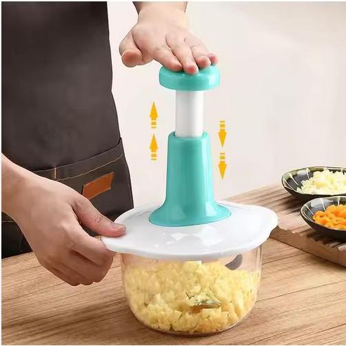 Panasonic - Chopper Blender Pemotong Manual Tekan Pencacah Penggiling Daging Chopper Manual 3 Mata