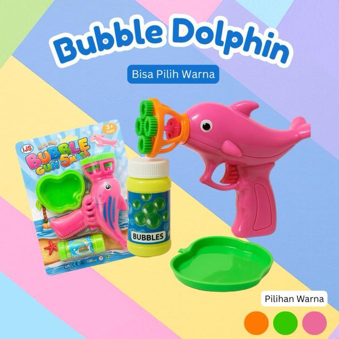 Mainan BUBBLE GUN DOLPHIN bubble gun Tembak Bubble Gun Dolphin 5 Mata