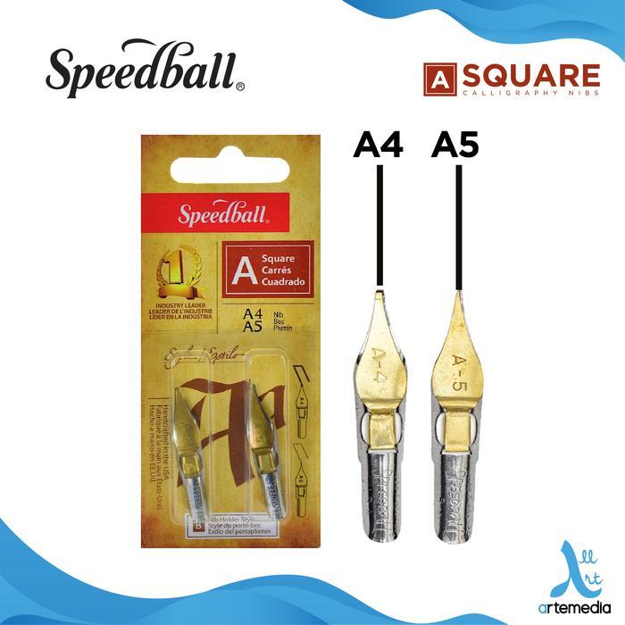 Mata Pena Kaligrafi Speedball A Square Nibs Calligraphy