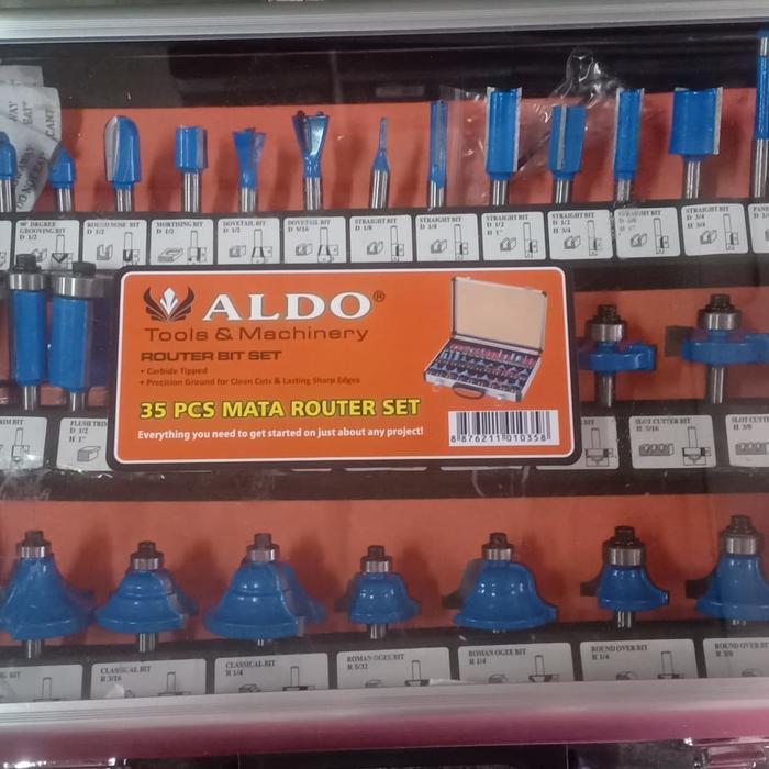 ALDO MATA PROFIL 35PCS PROFILE ROUTER SET 35 PCS