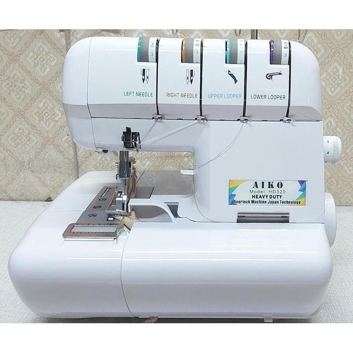 promo mesin obras benang portable empat dan neci - heavy duty - AIKO H - Putih