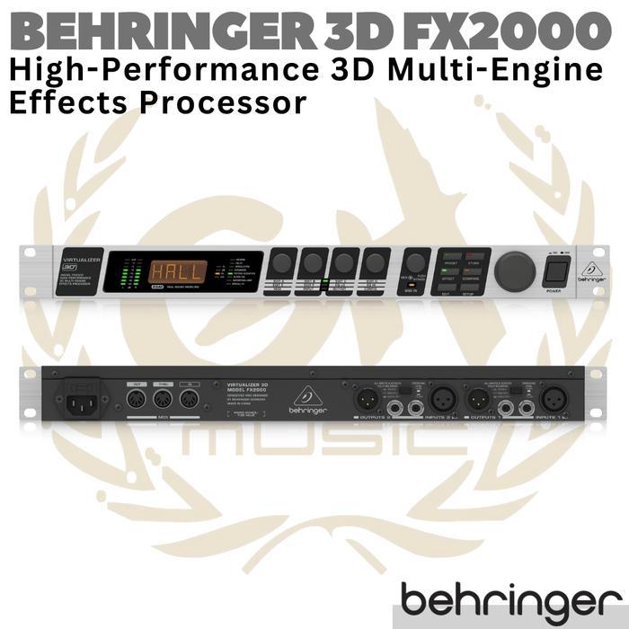 BEHRINGER VIRTUALIZER 3D FX2000 Multi Engine Effects Efek Vocal