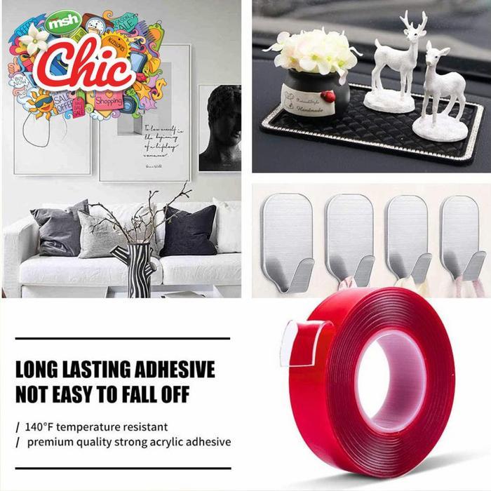 Pita Perekat Kuat Akrilik 2 Sisi