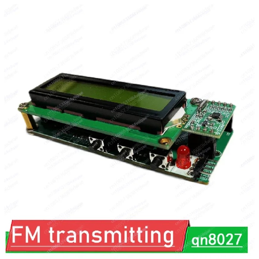 Zerroo FM Transmitter Module QN8027 FM Stereo Digital Transmitter, Wireless Microphone, Microphone C