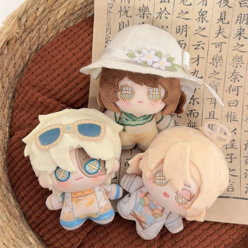 Kawaii Identity V Luca Doll Pendant Mini Plush Figurine Desk Ornament Backpack Hanging Keychain Fans