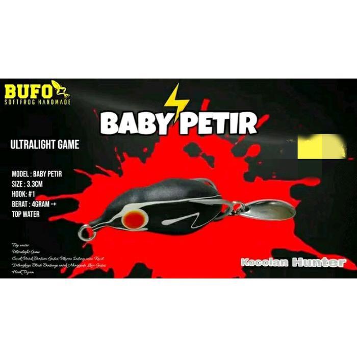 BUFO Baby petir 3,3cm / Softfrog Lure Umpan Ikan