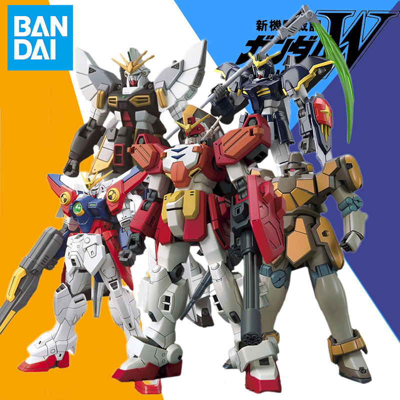 Bandai HG 1/144 GUNDAM W WING GUNDAM DEATHSCYTH GUNDAM Model Kit Assembly Anime Action Figure Model