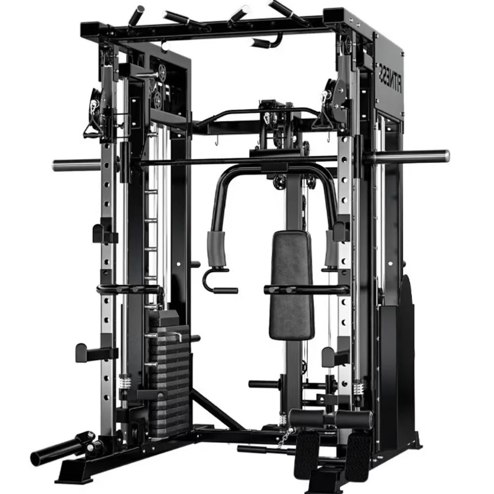 Commercial Smith Machine Gym Cable Crossover Weightlifting Sports Training Smith Machine