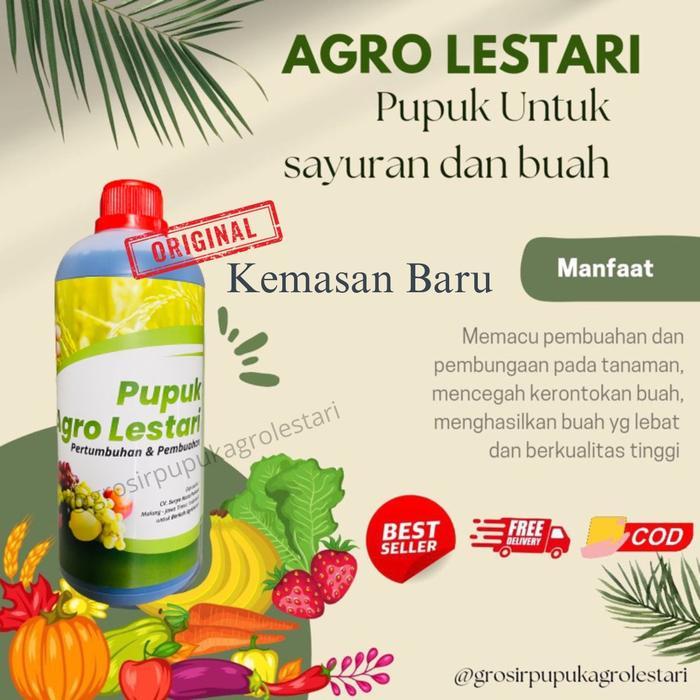 Pupuk Agro Lestari ASLI Bisa Padi Sawit Cabai Buah - Pupuk Organik Cair Penyubur dan Pelebat Buah