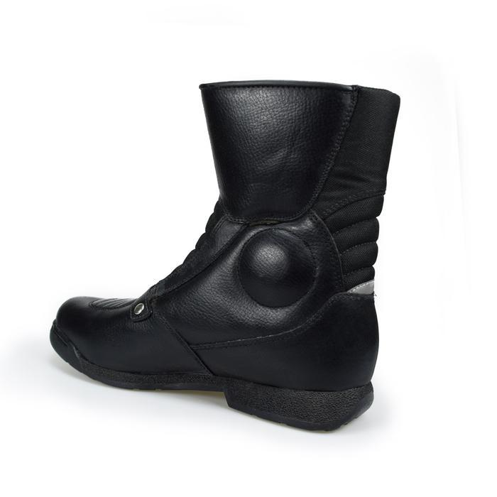 Tomkins Polo Easy Boot - Hitam Sepatu Motor