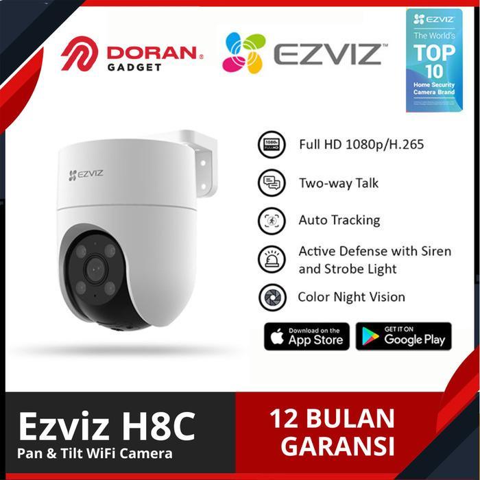 Ezviz H8C Outdoor 1080p CCTV Smart IP CameraCCTV Outdoor - Garansi