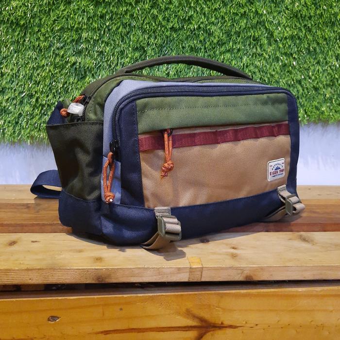 Tas Selempang Eiger 8057 Weekender Waist 7L Bag Gre - Sling Bag Pria