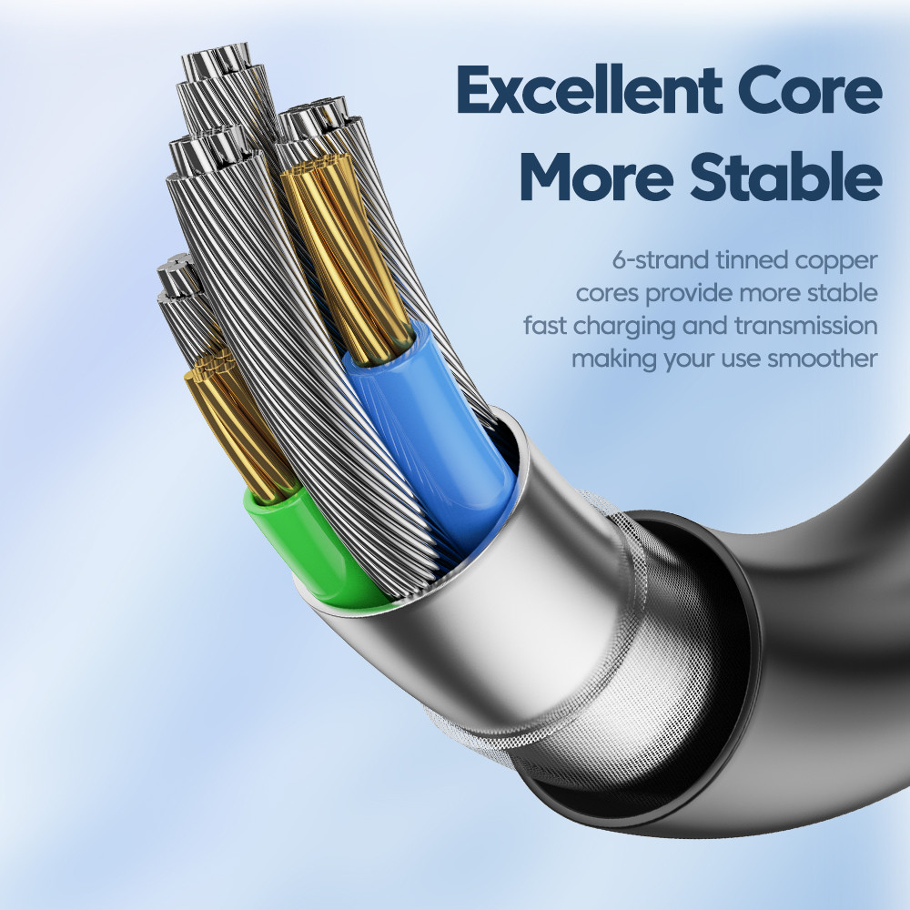 Toocki 60W USB C Cable for iPhone 16 15  PCOC OPPO 1/3/5 Pcs TPE Type C Fast Charging Phone