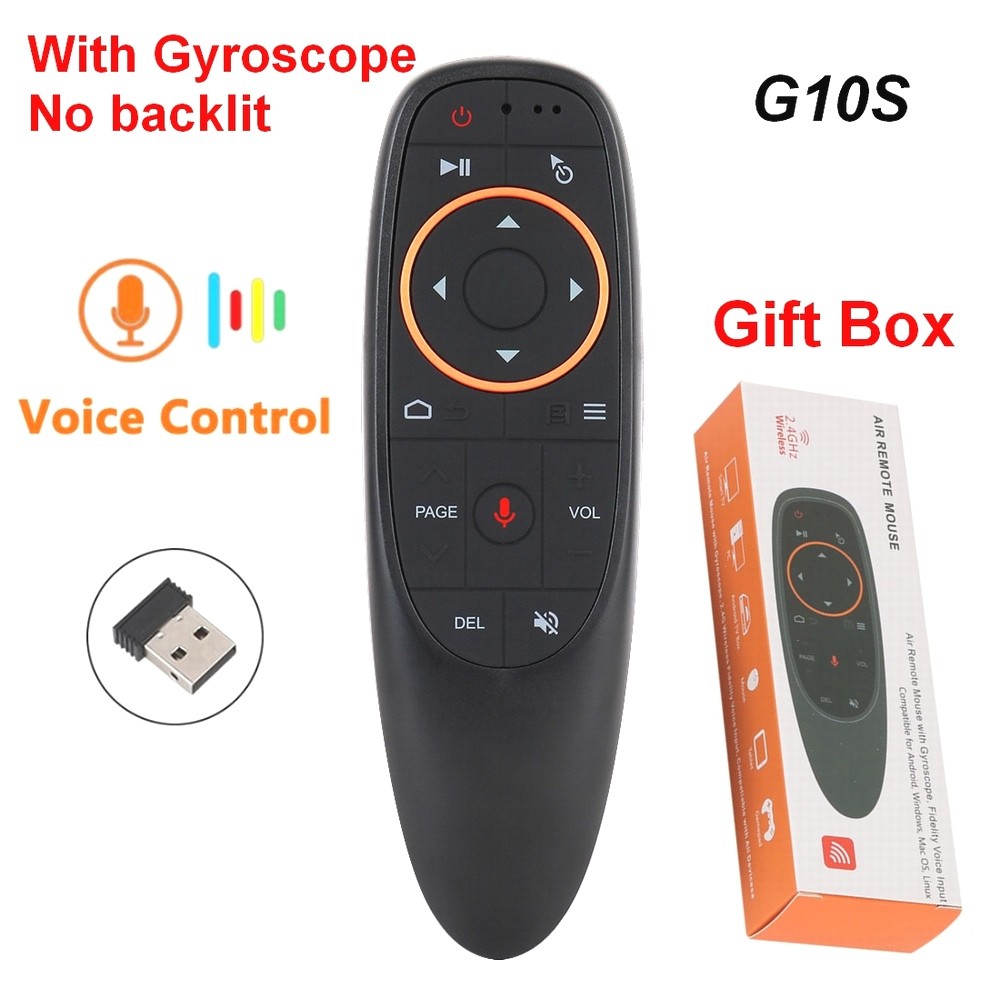G30s Remote control 2.4G Wireless Voice Air Mouse 33 keys IR learning Gyro Sensing Smart remote for