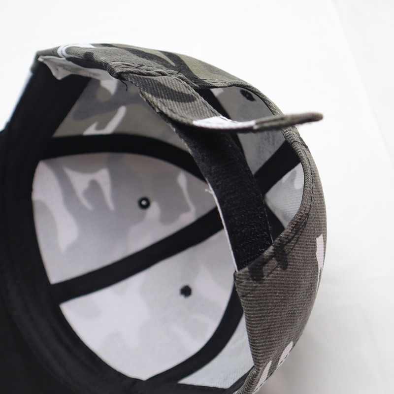 Camouflage Printed Army Green Fishing Hat Anti-UV Golf Baseball Cap Sunhat Outdoor Jungle Hiking Cap