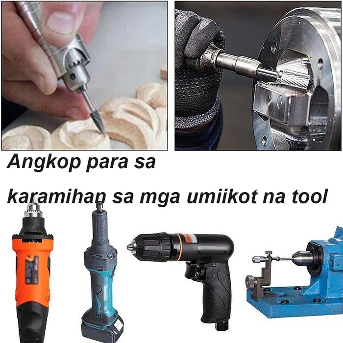 Casta Set 10 Pcs Mata Bor Mini Hss Ukir Kayu Mata Gerinda Tungsten Carbide, Kikir Kayu, Bor Mini