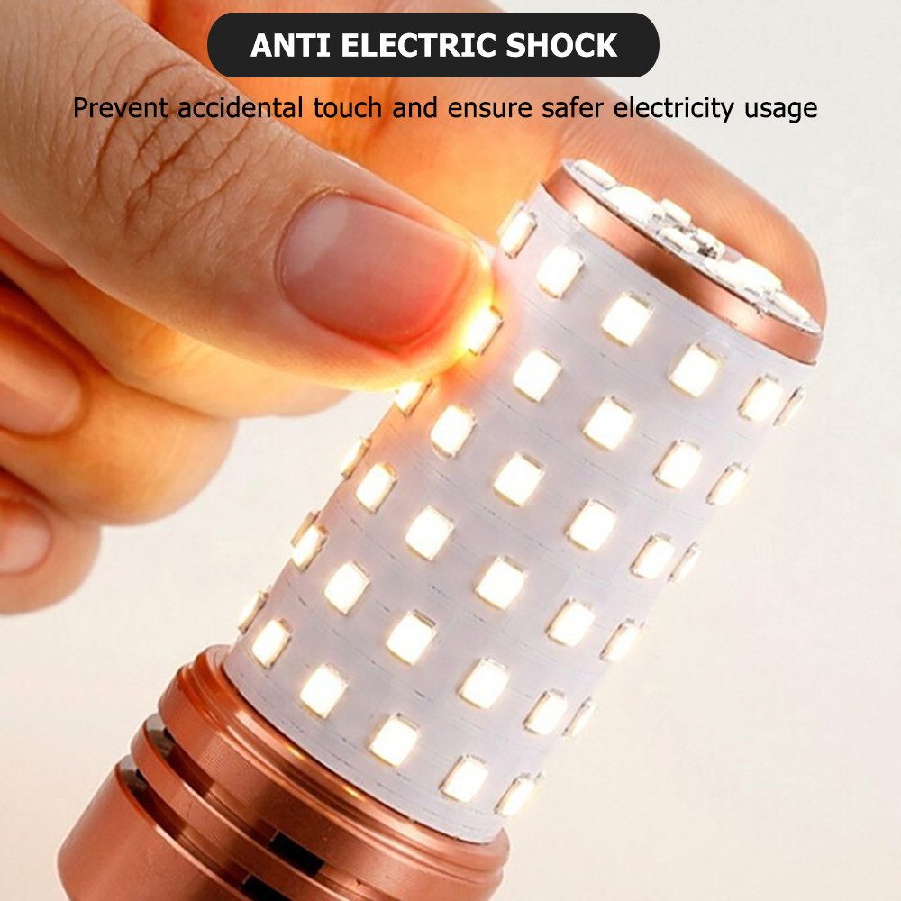 LED Corn Bulbs E14 E27 Screw Base LED Lamp 12W 16W 2835SMD LED Light Bulb Tricolor Dimmable Corn