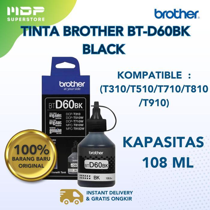 BROTHER Tinta BT-D60BK BTD60BK BTD60 BK Original Black