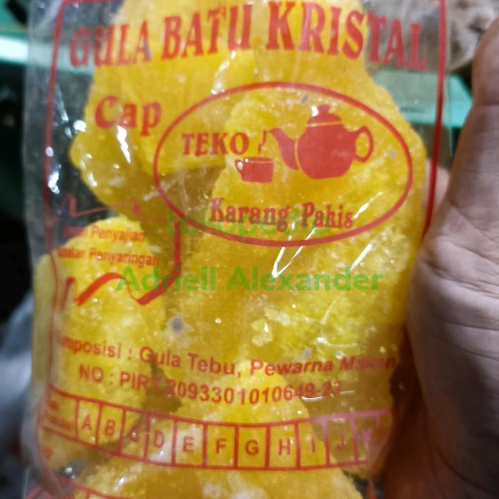 Gula Batu Kristal Organik Kuning 1Kg